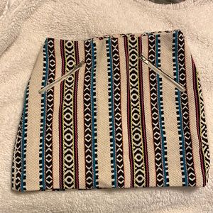 Cute mini skirt, festival inspired, size 6, H&M, Brand New